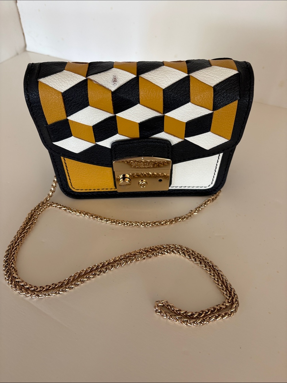 FURLA  Metropolis Mini Crossbody Bag RARE FIND